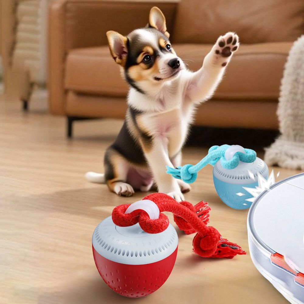 Automatic Moving Dog Ball - Bite Resistant Smart Pet Toy Ball