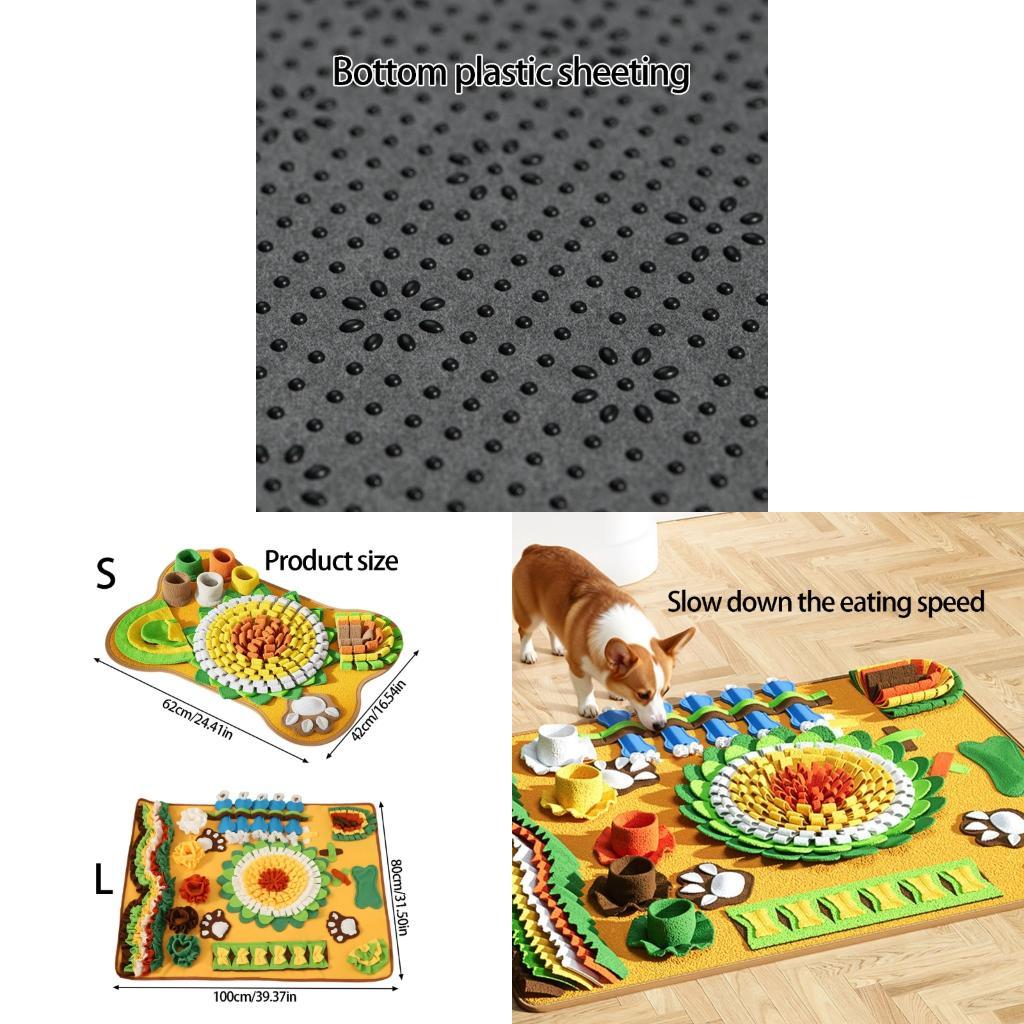 Snuffle Mat For Dogs - G92C Pet Snuffle Feeding Mats Noseworks