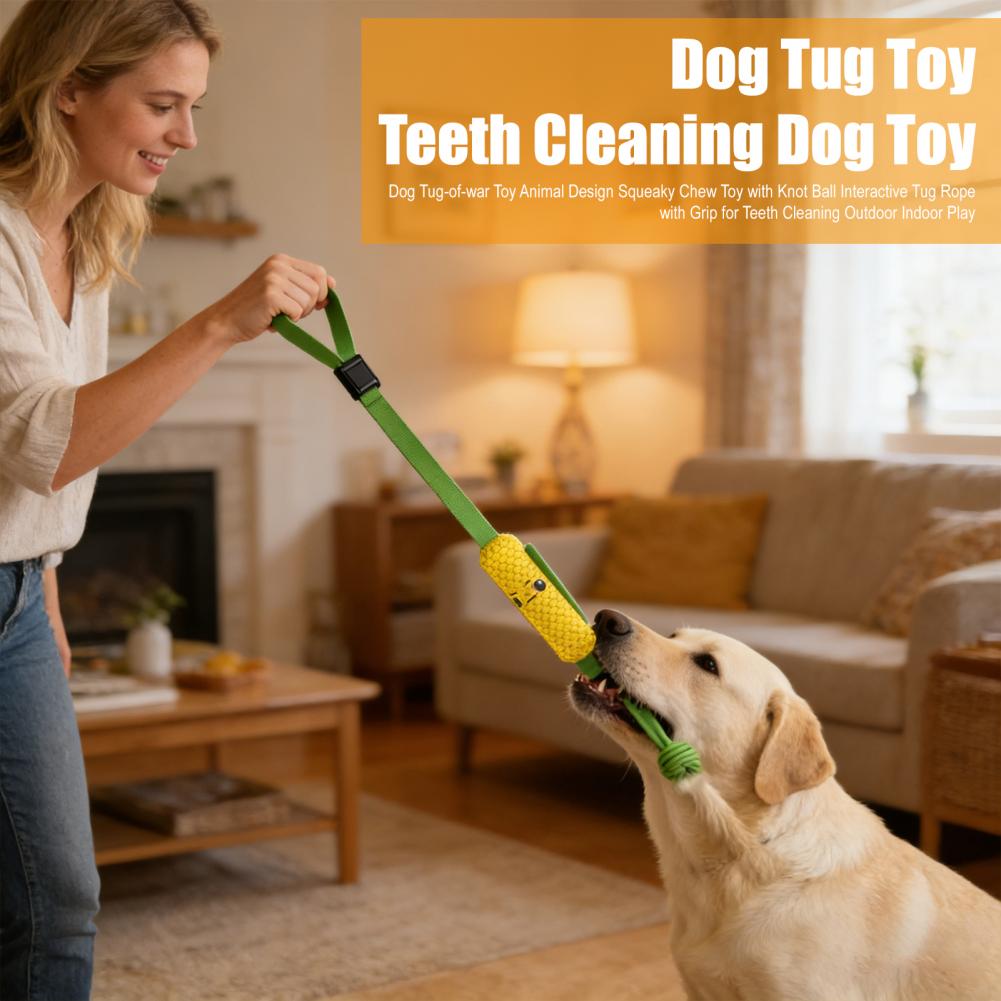 Suction Cup Dog Tug Toy - Shark Rope Tug Toy with Suction