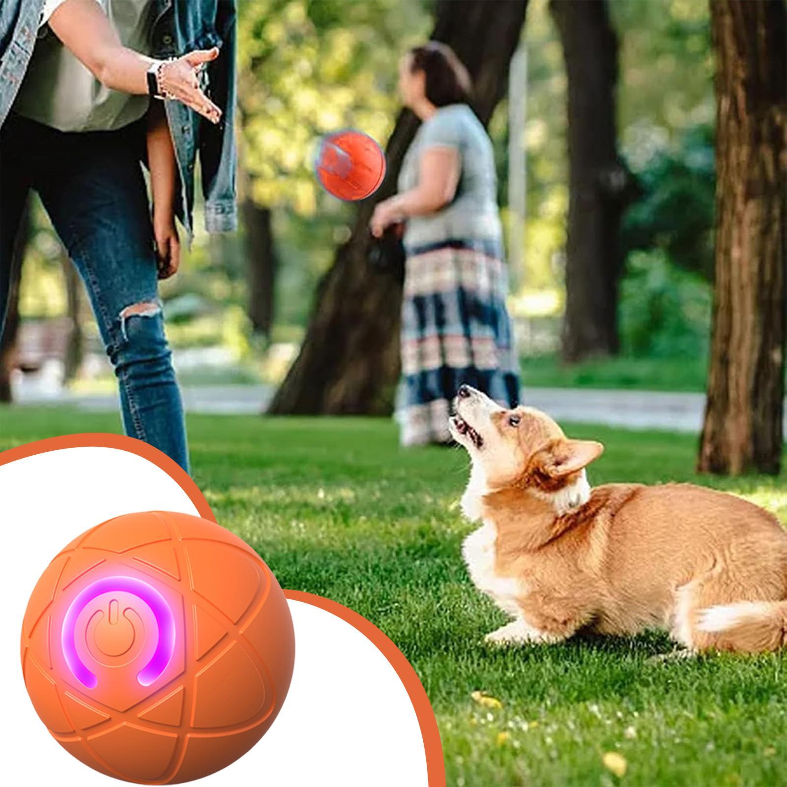 Automatic Moving Dog Ball - Smart Interactive Dog Toys for Aggressive