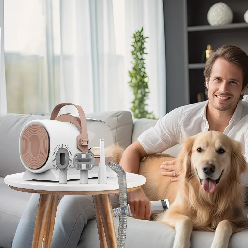 Pet Grooming - Electric Vacuum Pet Hair Trimmer with