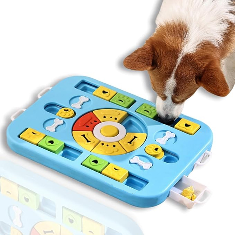 Dog Puzzle Feeder Toy - Interactive Dog Puzzle Toy for Large,