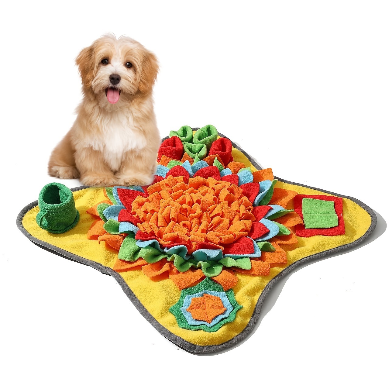 Dog Puzzle Feeder Toy - Good Pet Snuffle Mat for Dogs,Interactive