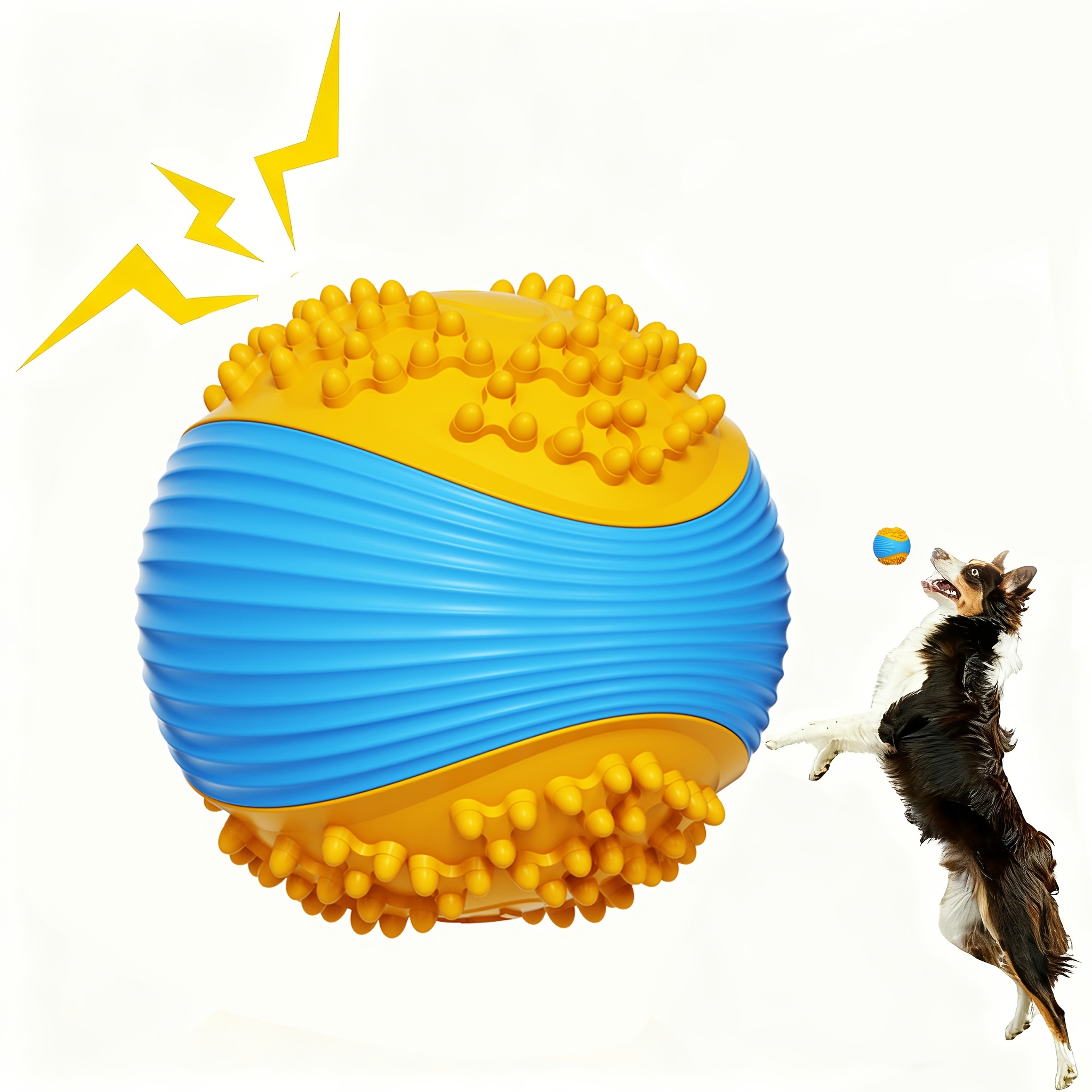 Indestructible Dog Squeaky Bal - Indestructible Dog Chew Toy 评论和价格