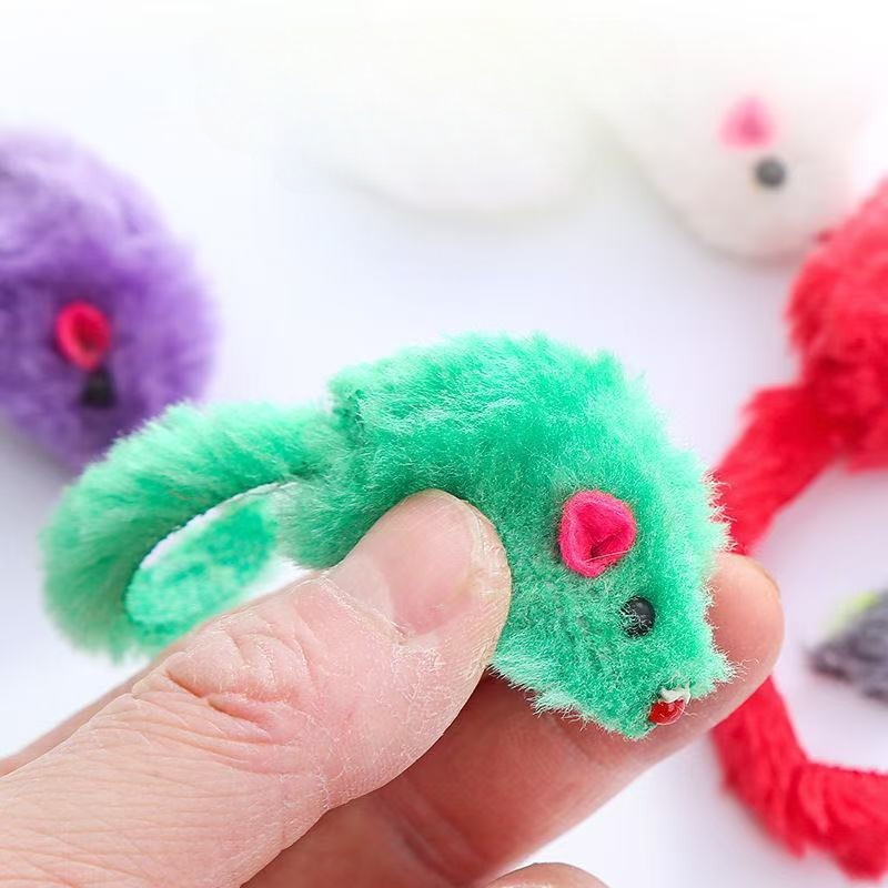 Cat Mouse Toy Squeaky Prefille - Catnip Interactive Plush Mouse 评论和价格