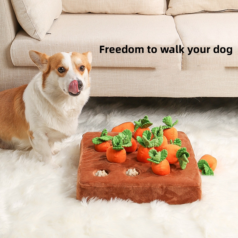 Dog Carrot Plush Toy Interacti - Snuffle Mat For Dogs 评论和价格