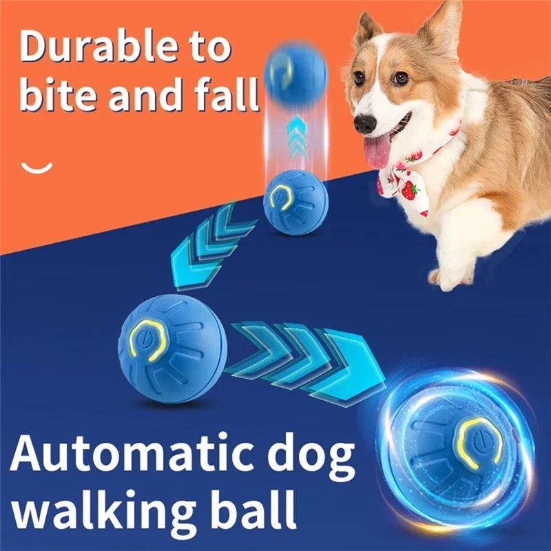 AT84-2PCS Smart Dog Ball Elect - Automatic Moving Dog Ball 评论和价格