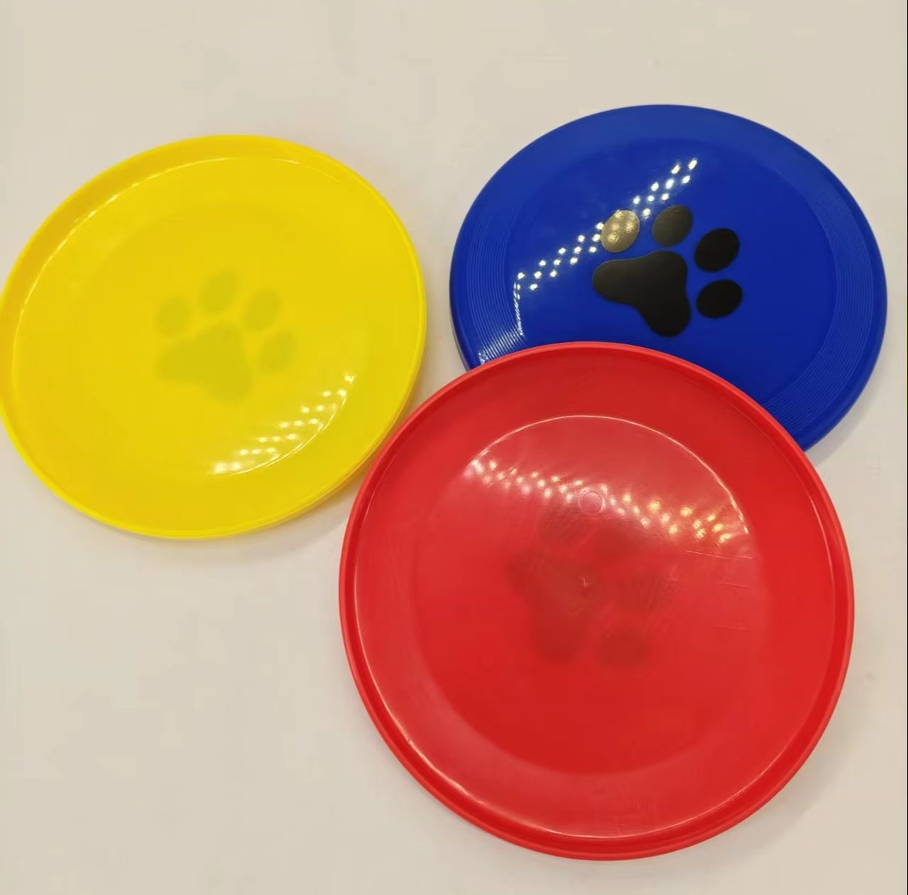 Hard Plastic Dog Frisbee  Paw  - Flying Disc Dog Training Toy 评论和价格
