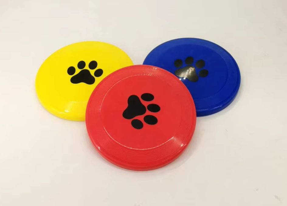 Hard Plastic Dog Frisbee  Paw  - Flying Disc Dog Training Toy 评论和价格