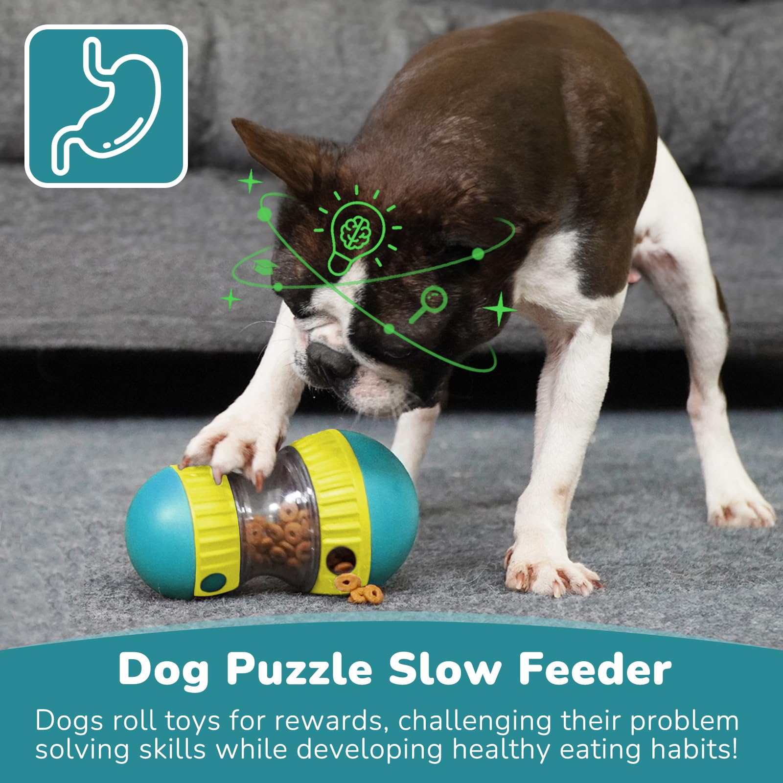 Dog Toys & Adjustable Slow Fee - Dog Puzzle Feeder Toy 评论和价格