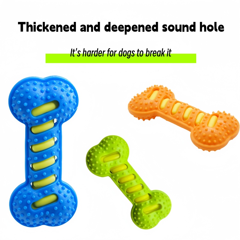 Rubber Bone Dog Molar Stick No - Teeth Cleaning Dog Chew Bone 评论和价格