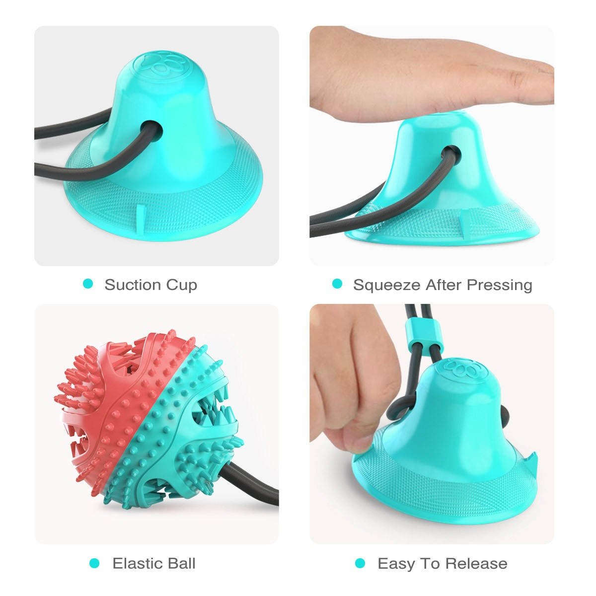 Dog Chew Toys for Aggressive C - Rubber Treat Dispensing Dog Toy 评论和价格