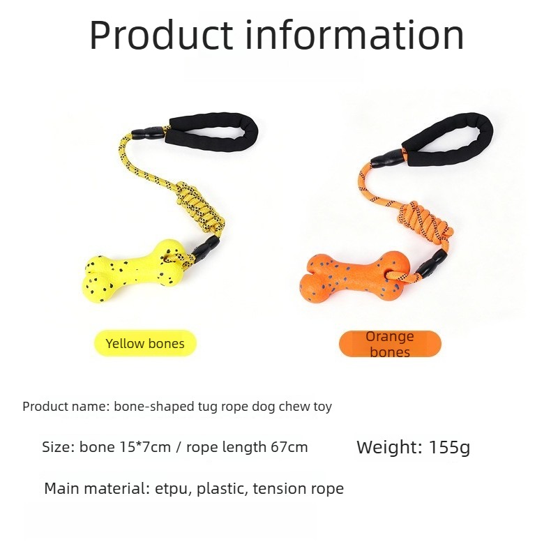 Heavy Duty Dog Tug Rope Toy Wi - Dog Rope Toy Aggressive Chewers 评论和价格