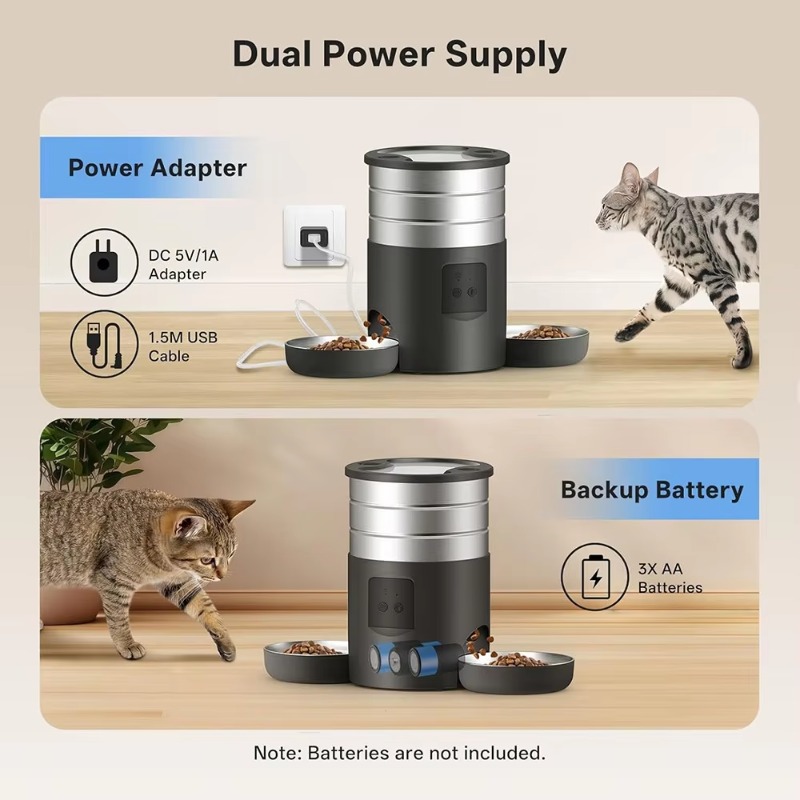 4.5L Automatic Smart Pet Feede - Pet Feeders 评论和价格