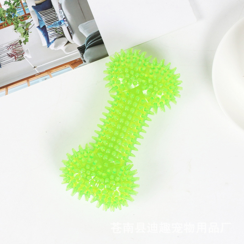 Pet toy for large dogs, rubber - Teeth Cleaning Dog Chew Bone 评论和价格