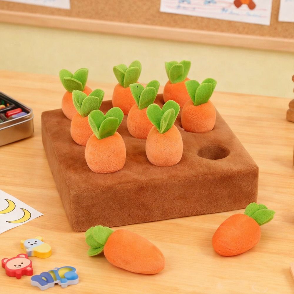 Stress Relief Carrot Snuffle M - Dog Puzzle Feeder Toy 评论和价格