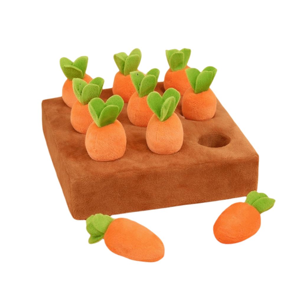 Stress Relief Carrot Snuffle M - Dog Puzzle Feeder Toy 评论和价格