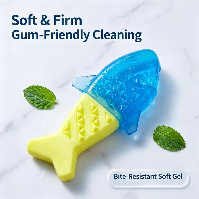 Pet Fish Bone TPR Dog Toy Wate - Teeth Cleaning Dog Chew Bone 评论和价格
