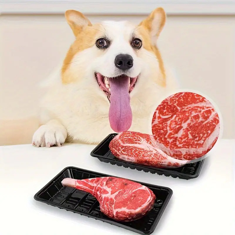 Simulated Steak Squeaky Dog To - Teeth Cleaning Dog Chew Bone 评论和价格