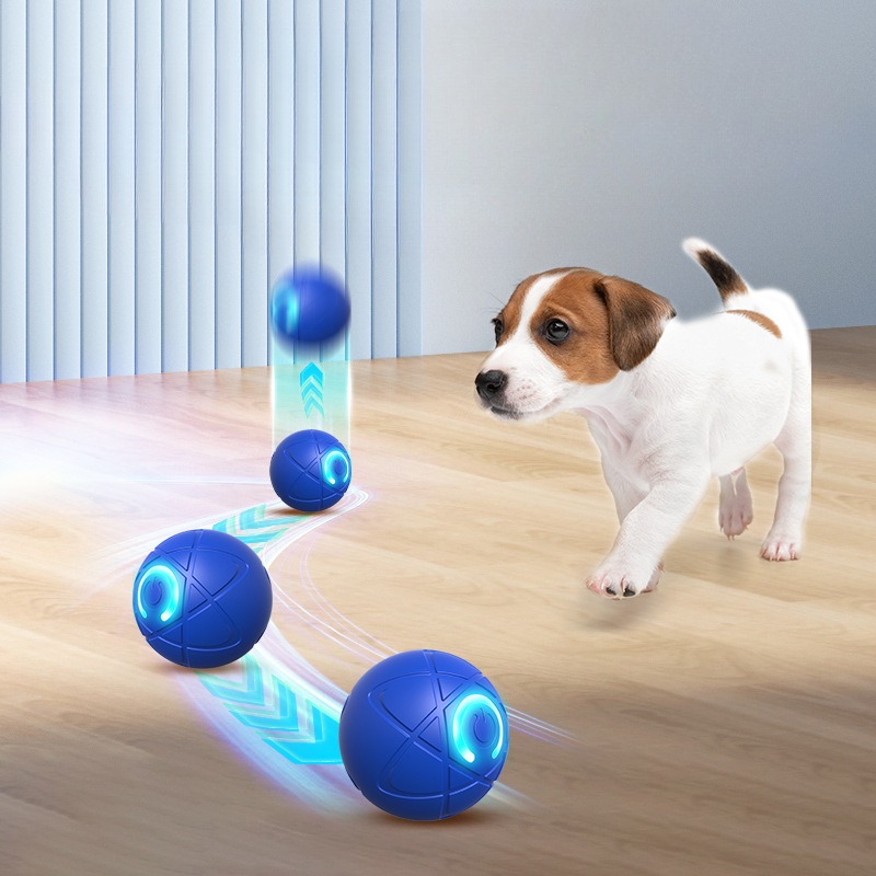 Smart Dog Toy Ball USB Automat - Automatic Moving Dog Ball 评论和价格