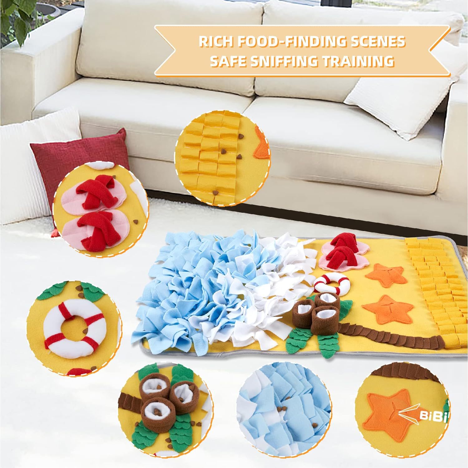 New Pet Sniffing Mat Dog Train - Snuffle Mat For Dogs 评论和价格