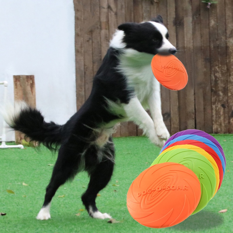 Interactive Silicone Flying Sa - Flying Disc Dog Training Toy 评论和价格