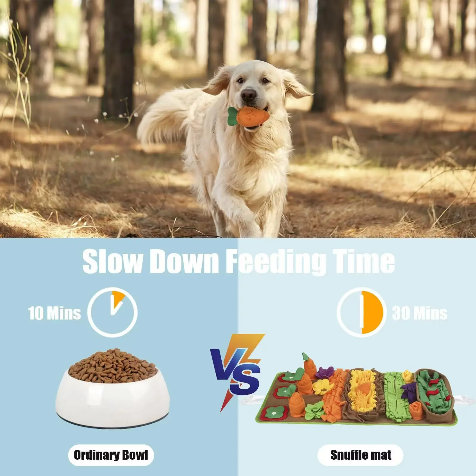 Dog Snuffle Mat Fleece Slow Fe - Snuffle Mat For Dogs 评论和价格