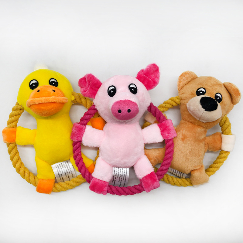 Cotton Rope Throw Toys for Pet - Flying Disc Dog Training Toy 评论和价格