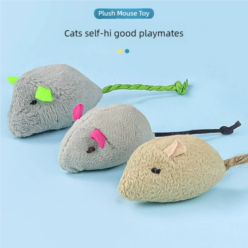Pet Toy Catnip Mice Cats Toys  - Catnip Interactive Plush Mouse 评论和价格