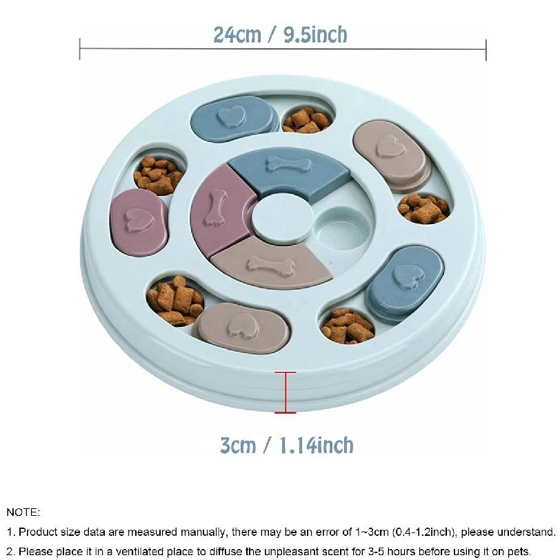 Dog Food Hiding Bowl, Slow Foo - Dog Puzzle Feeder Toy 评论和价格