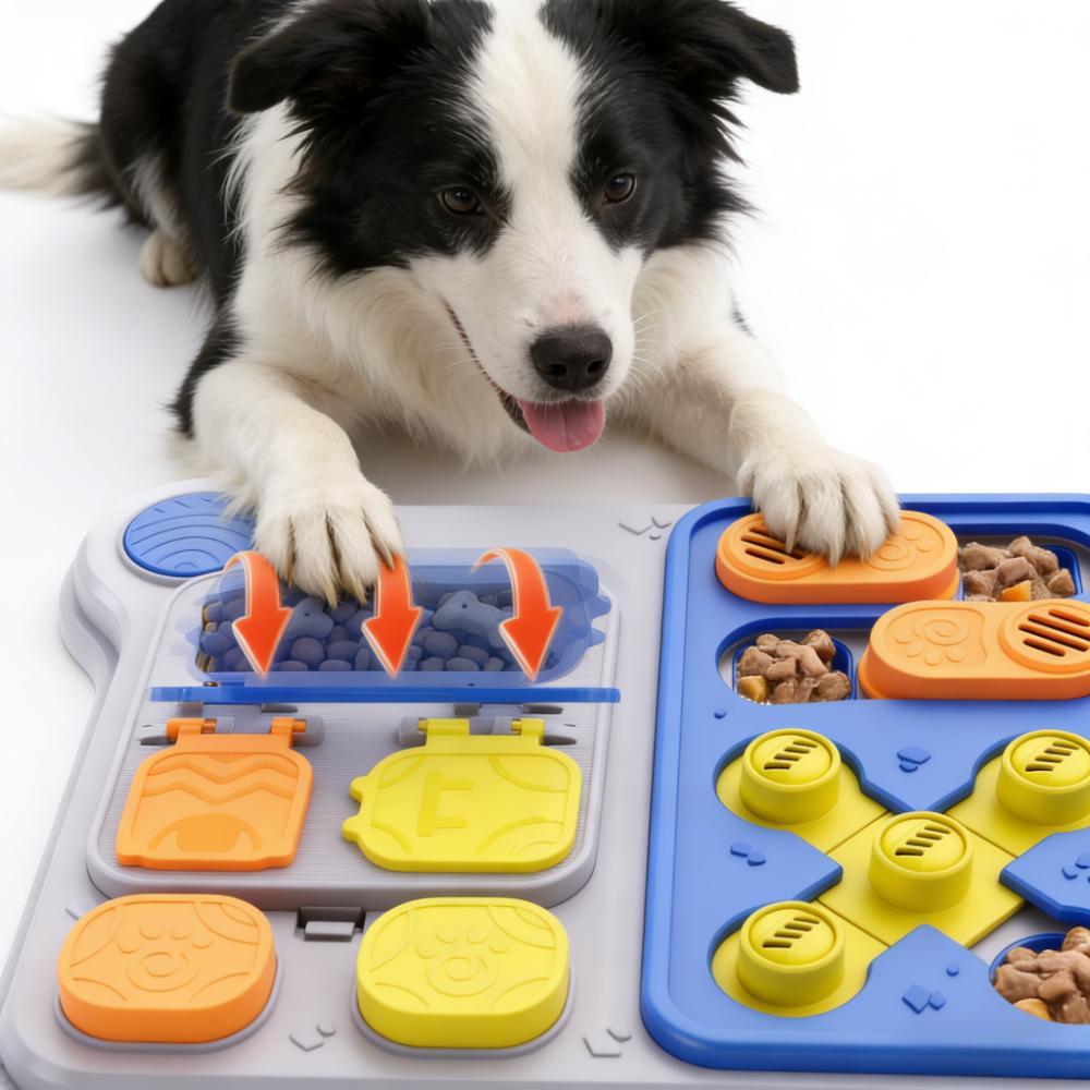 Dog Puzzle Toy & Pet Feeder -  - Dog Puzzle Feeder Toy 评论和价格