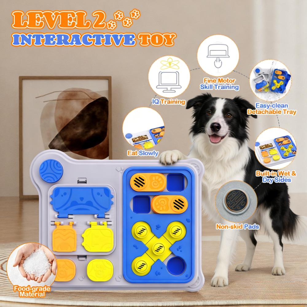 Dog Puzzle Toy & Pet Feeder -  - Dog Puzzle Feeder Toy 评论和价格