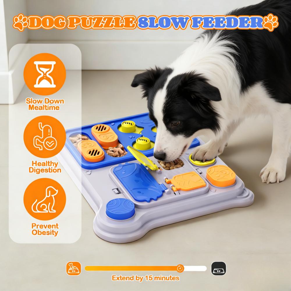 Dog Puzzle Toy & Pet Feeder -  - Dog Puzzle Feeder Toy 评论和价格