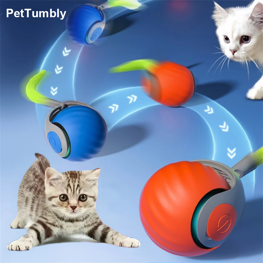 Interactive Cat Toy Ball Autom - Automatic Moving Dog Ball 评论和价格
