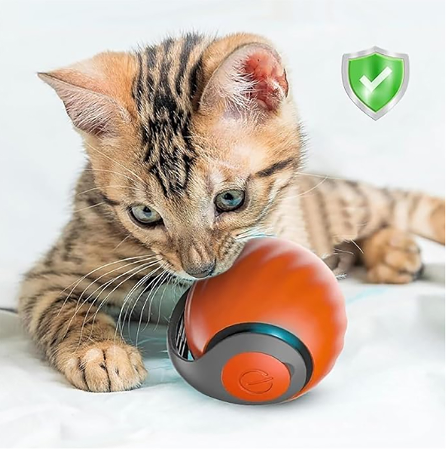 Interactive Cat Toy Ball Autom - Automatic Moving Dog Ball 评论和价格