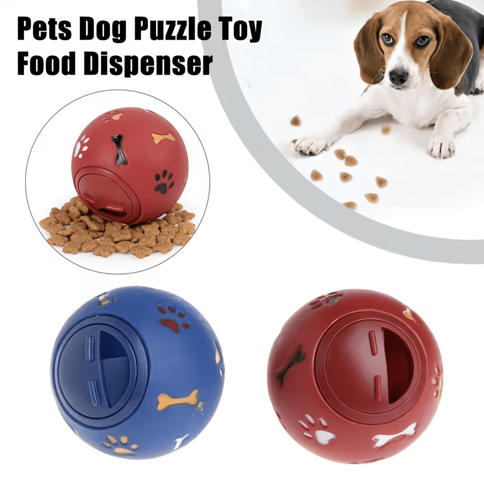 Dog Treat Ball, Slow Feeder Fo - Rubber Treat Dispensing Dog Toy 评论和价格